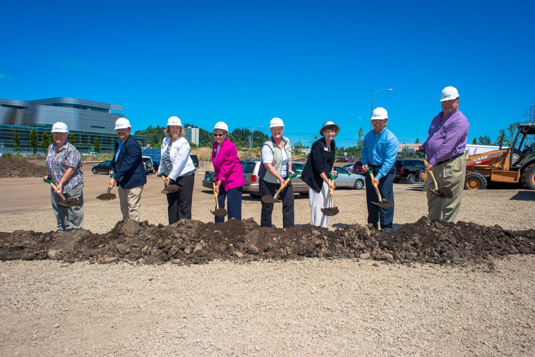 Board Members and CEO John Iglesias at Support Center Groundbreaking